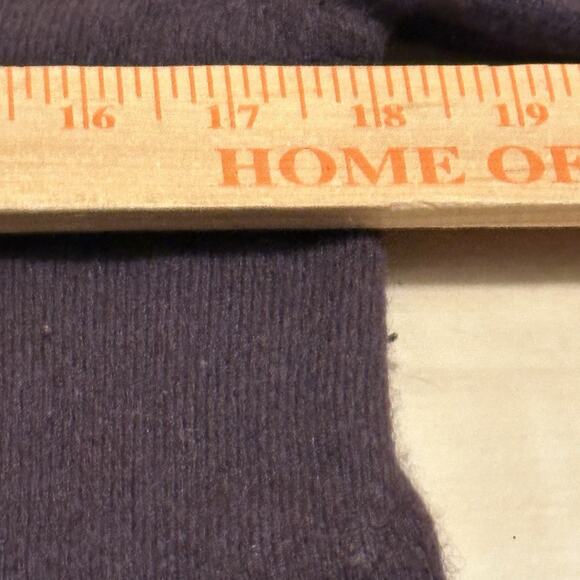 Philosophy Cashmere by Republic Women M Sweater Split Hem Tunic Purple - Picture 8 of 9